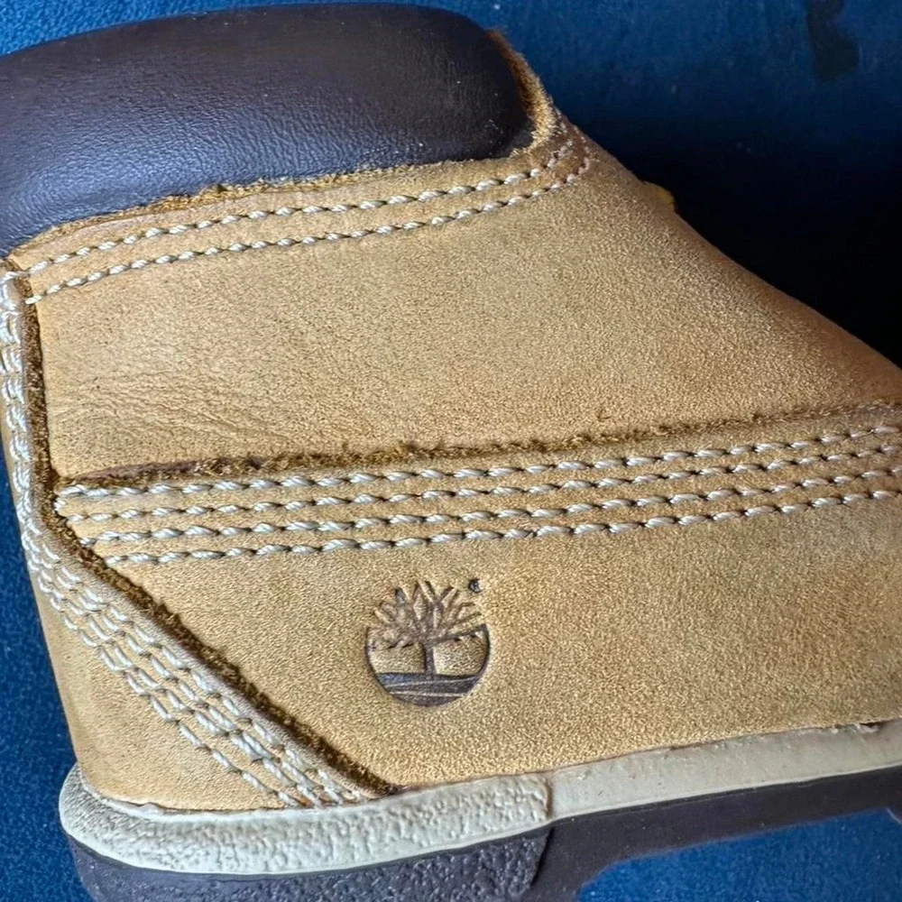 Timberland Toddler  Premium Boots Wheat Nubuck Lace Up Size US 4